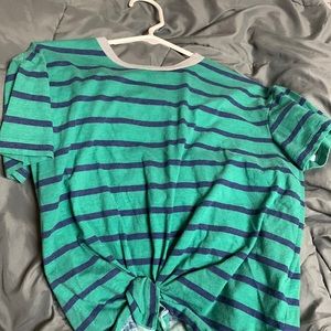 Size M green cropped